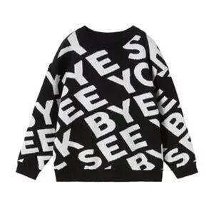 Zara Baby Boys Intarsia Sweater Black White K See You Bye size 2-3